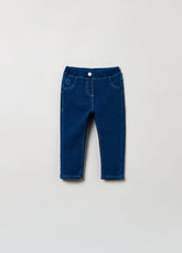 Ovs Baby Girl Jeggings With Chick Embroidery